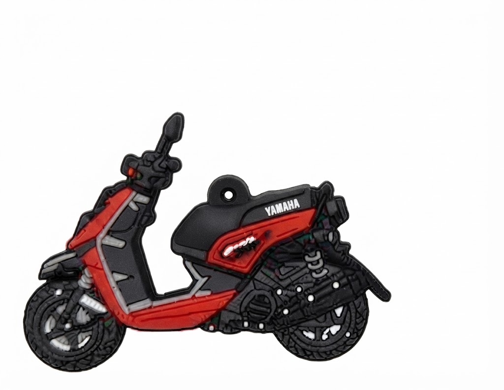 LLAVERO MOTO BWS ROJO