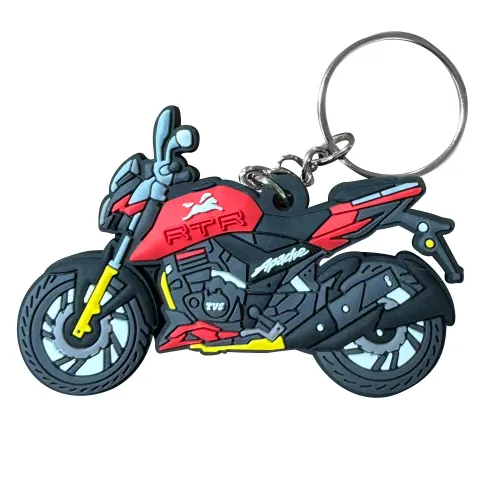 LLAVERO MOTO APACHE RTR 200 ROJO