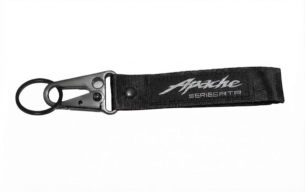 LLAVERO CHAPA METALICA APACHE NEGRO
