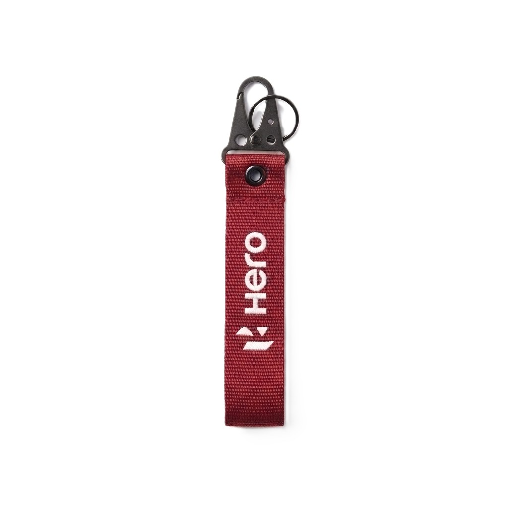LLAVERO CHAPA METALICA HERO ROJO
