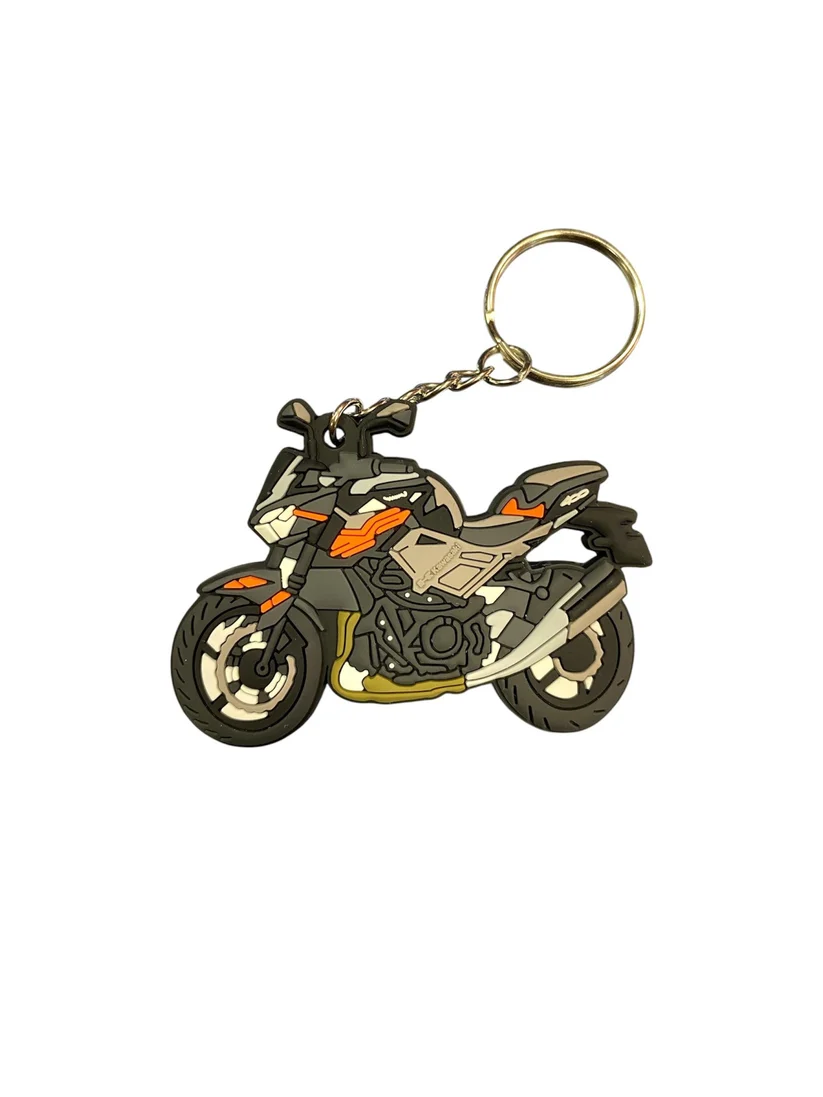 LLAVERO MOTO KAWASAKI Z400 GRIS NARANJA