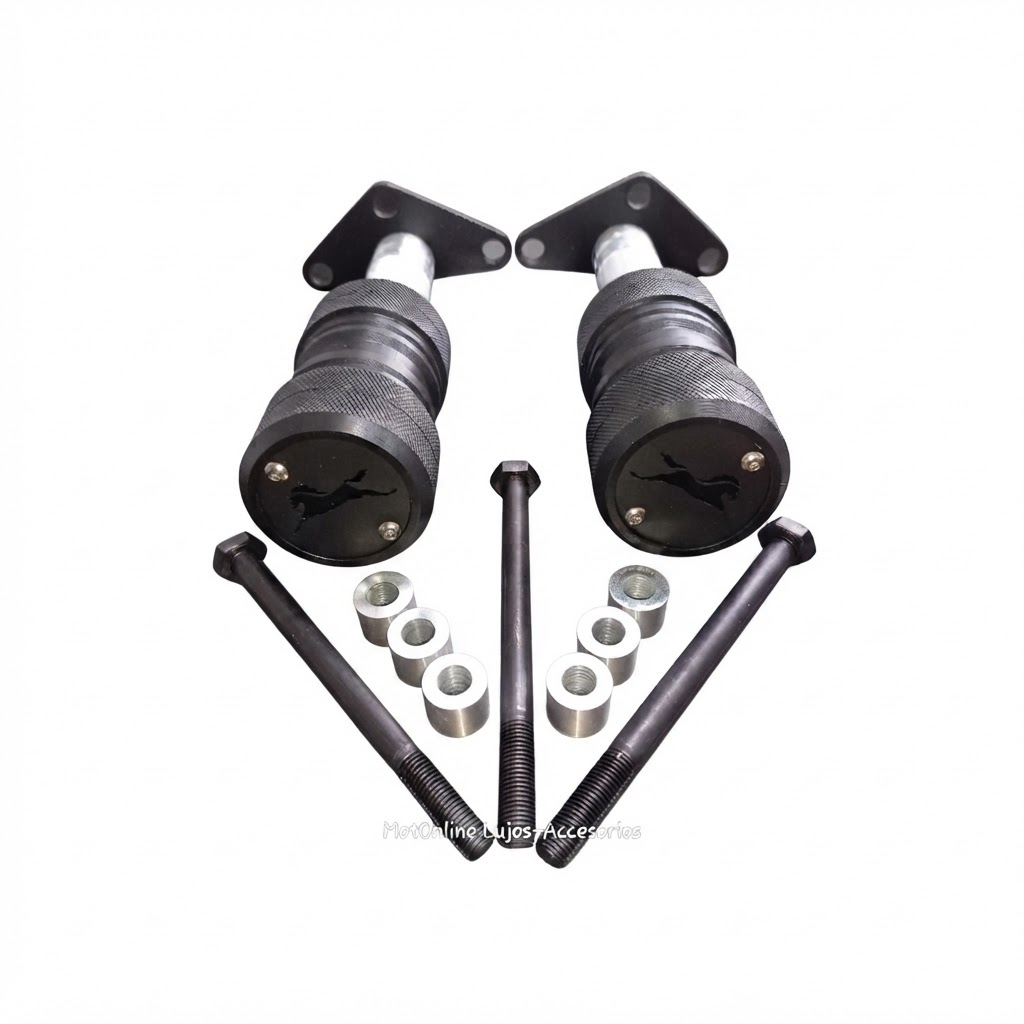 SLIDER DE ALTO IMPACTO MOTOR 3 PUNTOS RG RAIDER 125 TAPA NEGRA