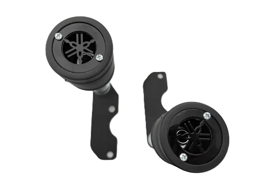 SLIDER ALTO IMPACTO MOTOR 2 PUNTOS RG FZ250 CROMADO NEGRO