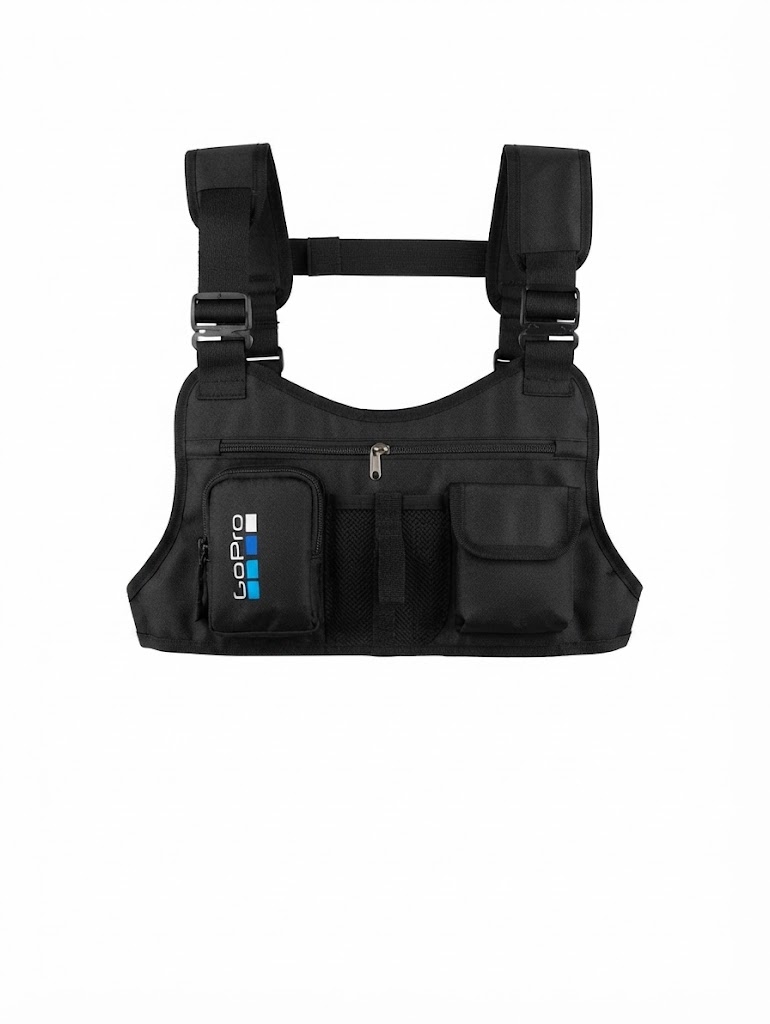 PECHERA CHALECO PORTA CELULAR GOPRO