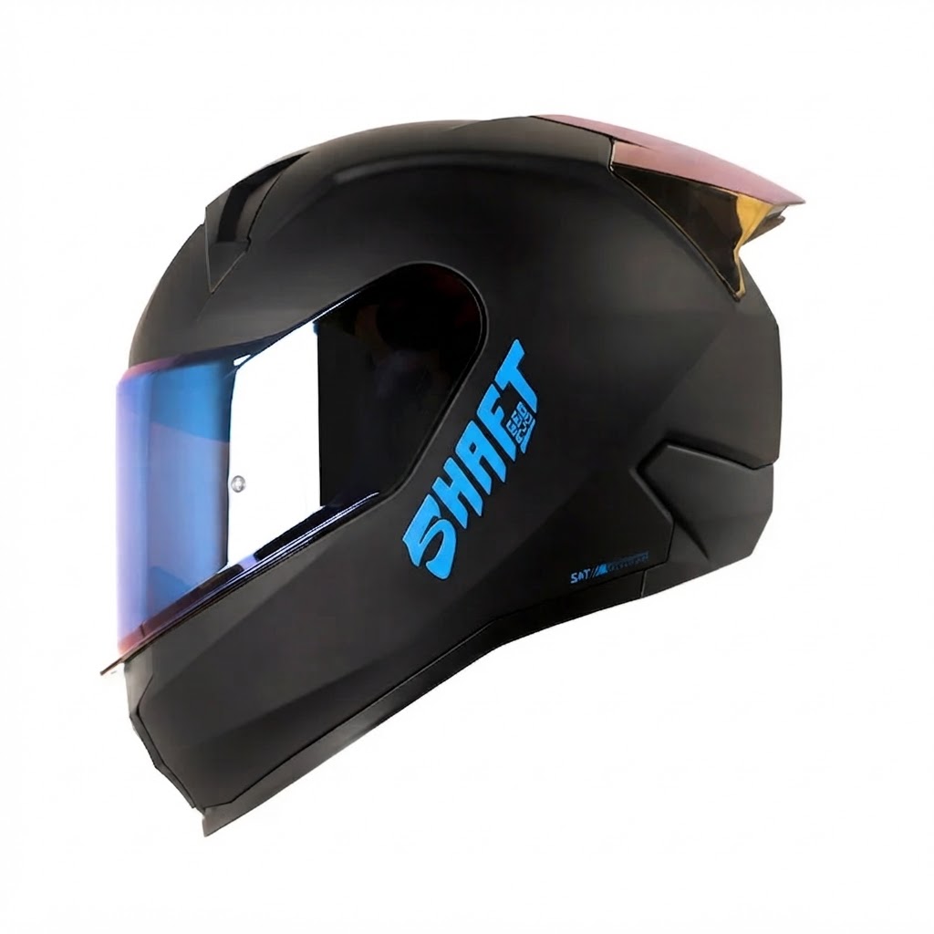 CASCO SHAFT 560 EVO SOLID NEGRO AZUL