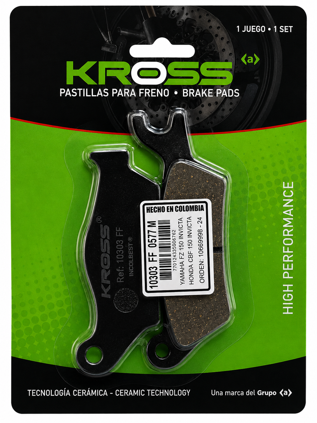 Pastillas Kross 10303