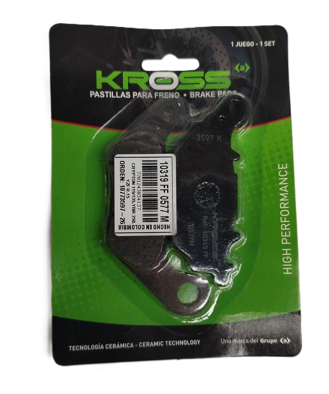 Pastillas Kross 10319