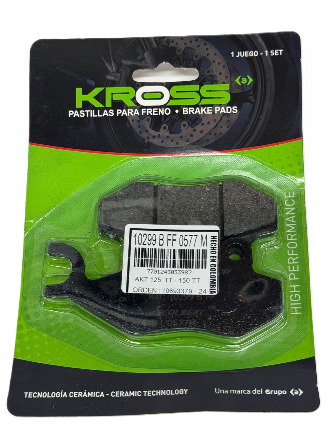 Pastillas Kross 10299B