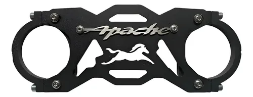 ESTABILIZADOR DE BARRA 3D RG APACHE 160 NEGRO CROMADO