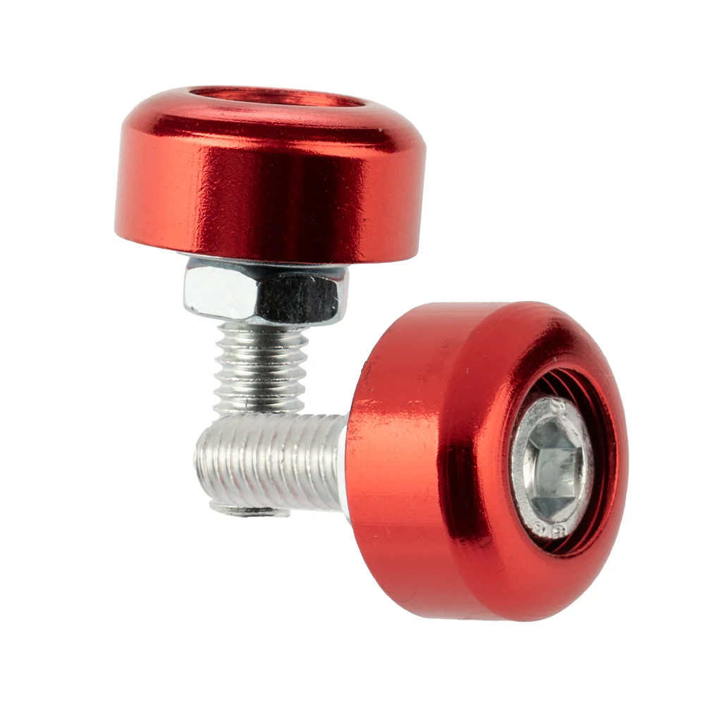 TORNILLO PORTA PLACA HA REDONDO ROJO