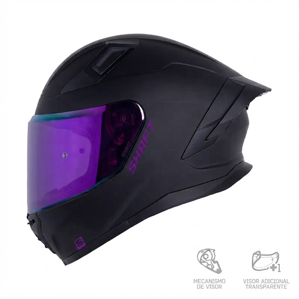 CASCO SHAFT 558 SOLID NEGRO MORADO