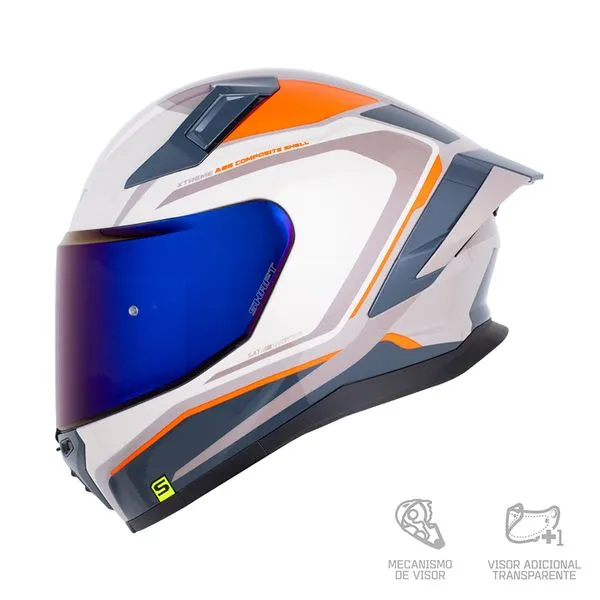 CASCO SHAFT 558 XPEED ARENA NARANJA