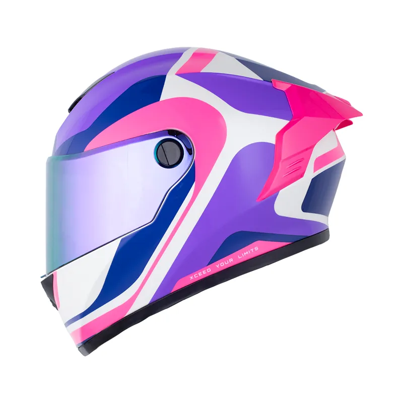 CASCO X-ONE 500 RS ILHA BLANCO FUCSIA