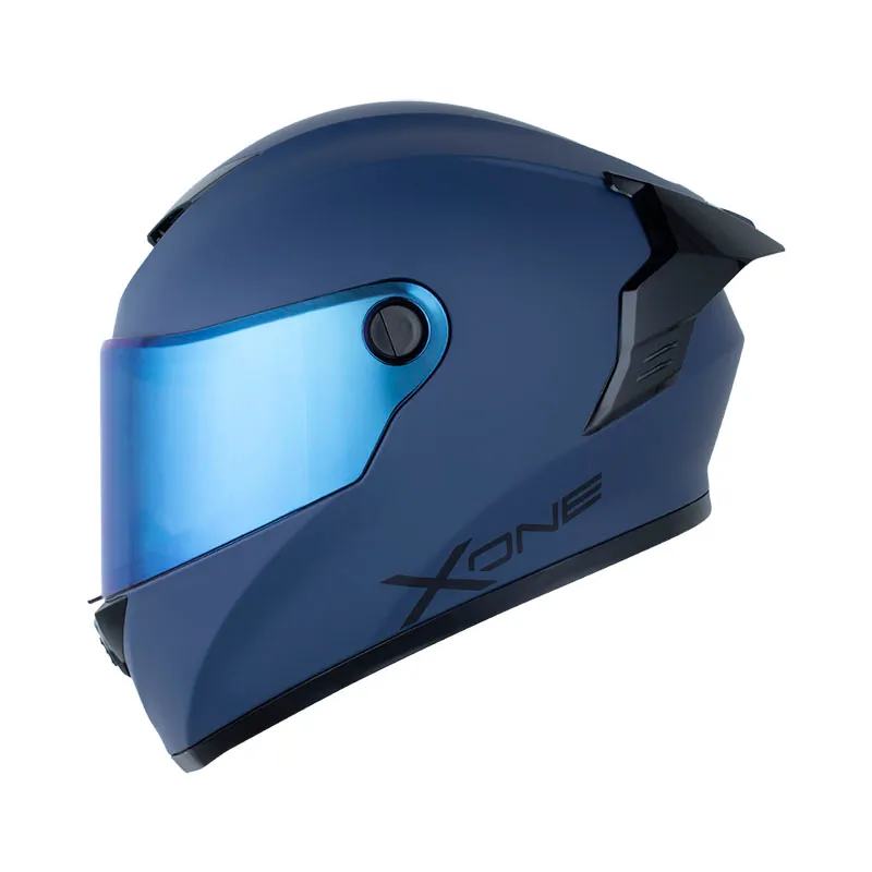 CASCO X-ONE 500 RS SOLID V2 AZUL NEGRO