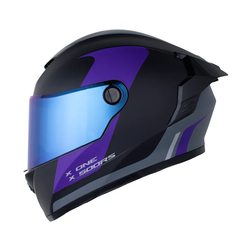 CASCO X-ONE 500 RS BLADEZ NEGRO MORADO