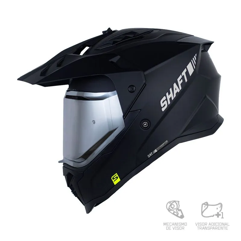CASCO SHAFT MX360 SOLID NEGRO SILVER