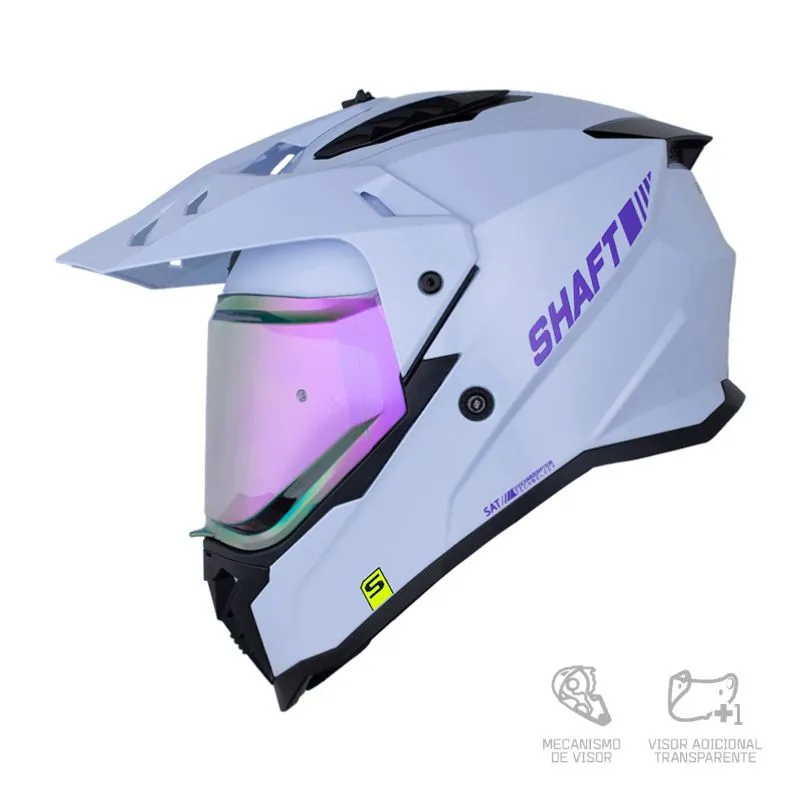 CASCO SHAFT MX360 SOLID MORADO