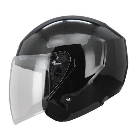 CASCO TECH T10 SOLID NEGRO BRILLO