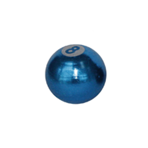 Tapa Valvula Bola Billar Azul Par