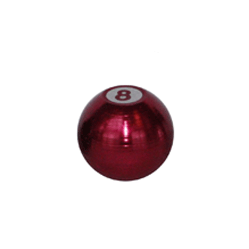 Tapa Valvula Bola Billar Rojo Par